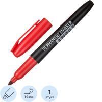 Маркер перманентный красный 2мм ATTACHE 1/12/864