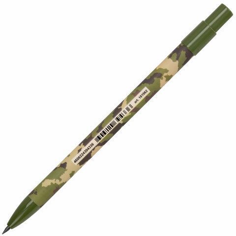 Карандаш ч/гр HB механический c точилкой BRAUBERG MILITARY 1/24
