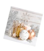 НГ Салфетки (33х33) 3-сл Праздничный натюрморт золото (20) 1/12