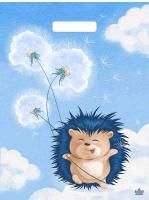 Пакет с вырубной ручкой (31х40)-60 Ежик с одуванчиком Тико 50/500 Пакет с вырубной ручкой (31х40)-60 Ежик с одуванчиком Тико 50/500