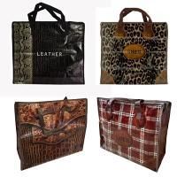 Сумка хозяйственная с молнией SHER (50х45)+22 (4дизайна) 1/10