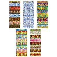 Термопленка для пасхального декора 5 дизайнов ассорти по 7шт 1/50