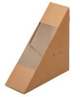 Контейнер бумажный Сэндвич бокс треугольный 126х126х61 OSQ SANDWICH 60 50/400 